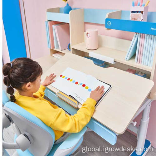 Kids Tables Chairs Kids tables set kids study desk with bookshelf Factory